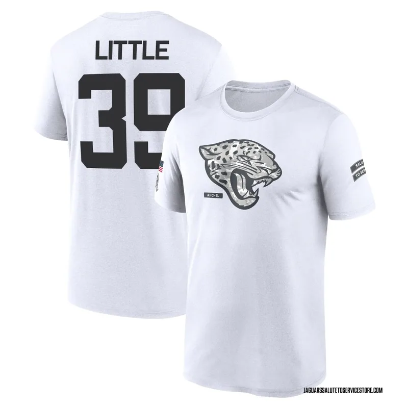 Men's Cam Little Jacksonville Jaguars Legend White 2024 Salute to Service Performance T-Shirt