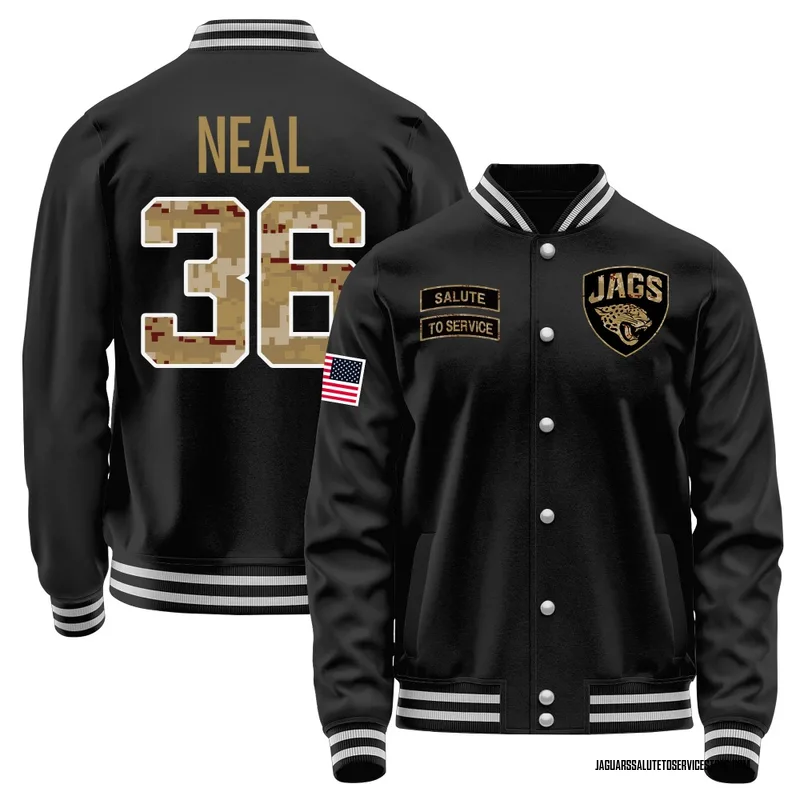 Men's Devin Neal Jacksonville Jaguars Black Salute to Service Sideline Performance Jacket