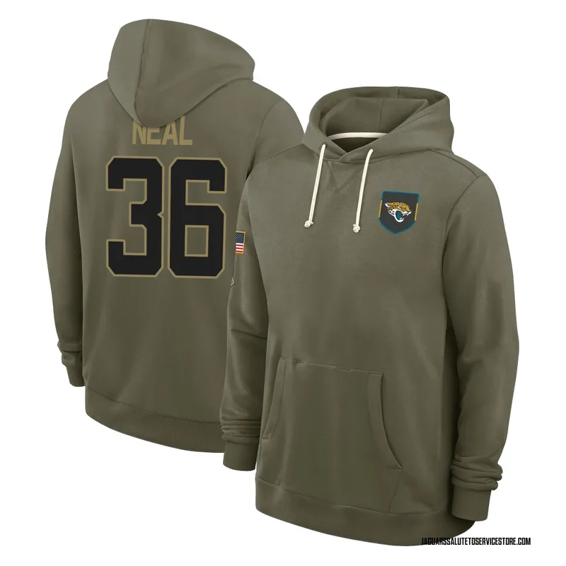 Men's Devin Neal Jacksonville Jaguars Olive 2025 Salute to Service Hoodie
