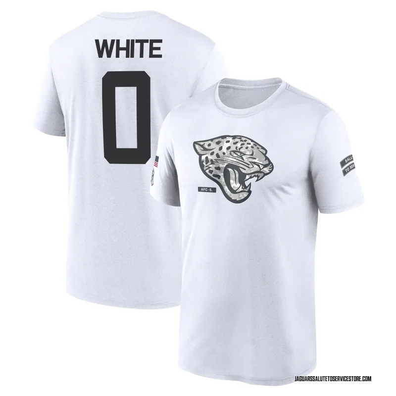 Men's Jordan White Jacksonville Jaguars Legend White 2024 Salute to Service Performance T-Shirt