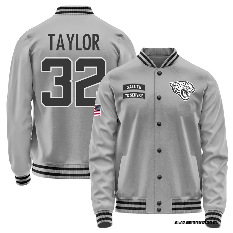 Men's Keith Taylor Jacksonville Jaguars Gray Salute to Service Performance Jacket