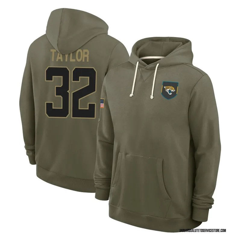 Men's Keith Taylor Jacksonville Jaguars Olive 2025 Salute to Service Hoodie