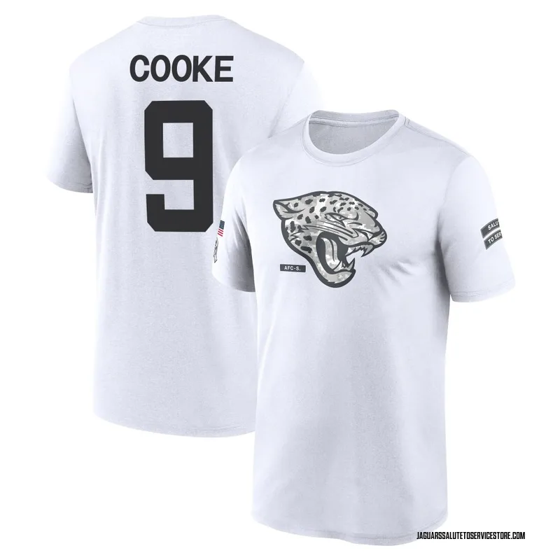 Men's Logan Cooke Jacksonville Jaguars Legend White 2024 Salute to Service Performance T-Shirt