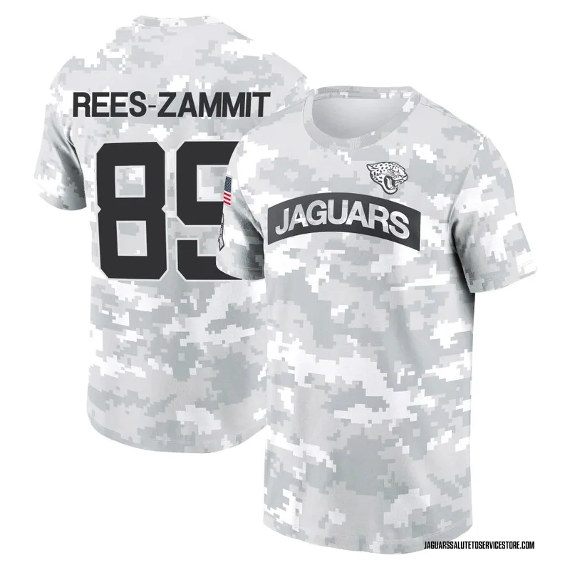 Men's Louis Rees-Zammit Jacksonville Jaguars Camo Arctic 2024 Salute to Service Performance T-Shirt