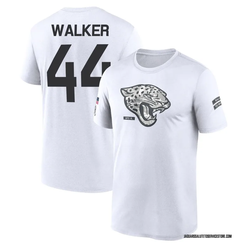 Men's Travon Walker Jacksonville Jaguars Legend White 2024 Salute to Service Performance T-Shirt