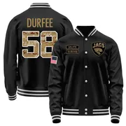 Men's Zach Durfee Jacksonville Jaguars Black Salute to Service Sideline Performance Jacket