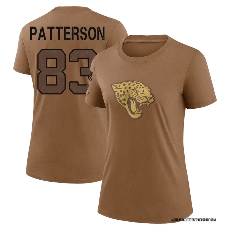 Women's Ben Patterson Jacksonville Jaguars Legend Brown 2023 Salute To Service Performance T-Shirt