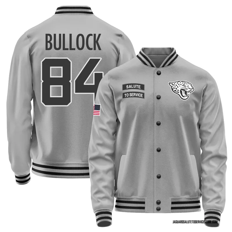 Youth Alex Bullock Jacksonville Jaguars Gray Salute to Service Performance Jacket
