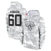 Youth Dieter Eiselen Jacksonville Jaguars Camo Arctic 2024 Salute to Service Club Fleece Pullover Hoodie