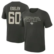 Youth Dieter Eiselen Jacksonville Jaguars Green Forest/ 2025 Salute to Service Sideline Slub T-Shirt
