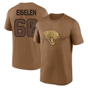 Youth Dieter Eiselen Jacksonville Jaguars Legend Brown 2023 Salute To Service Performance T-Shirt