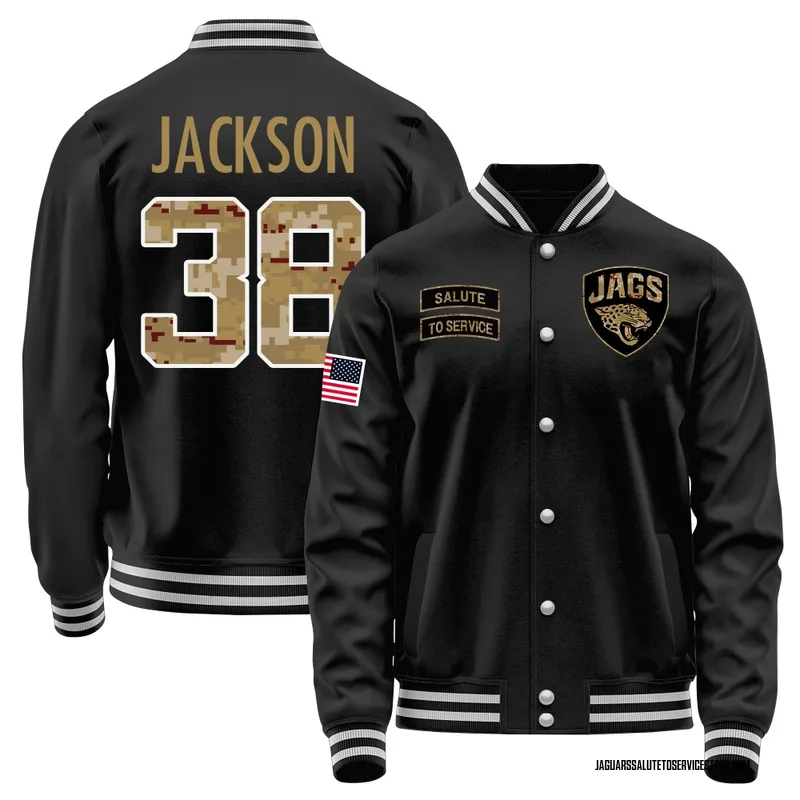 Youth Ja'Quinden Jackson Jacksonville Jaguars Black Salute to Service Sideline Performance Jacket