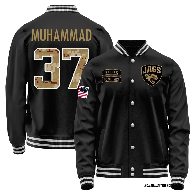 Youth Jabbar Muhammad Jacksonville Jaguars Black Salute to Service Sideline Performance Jacket