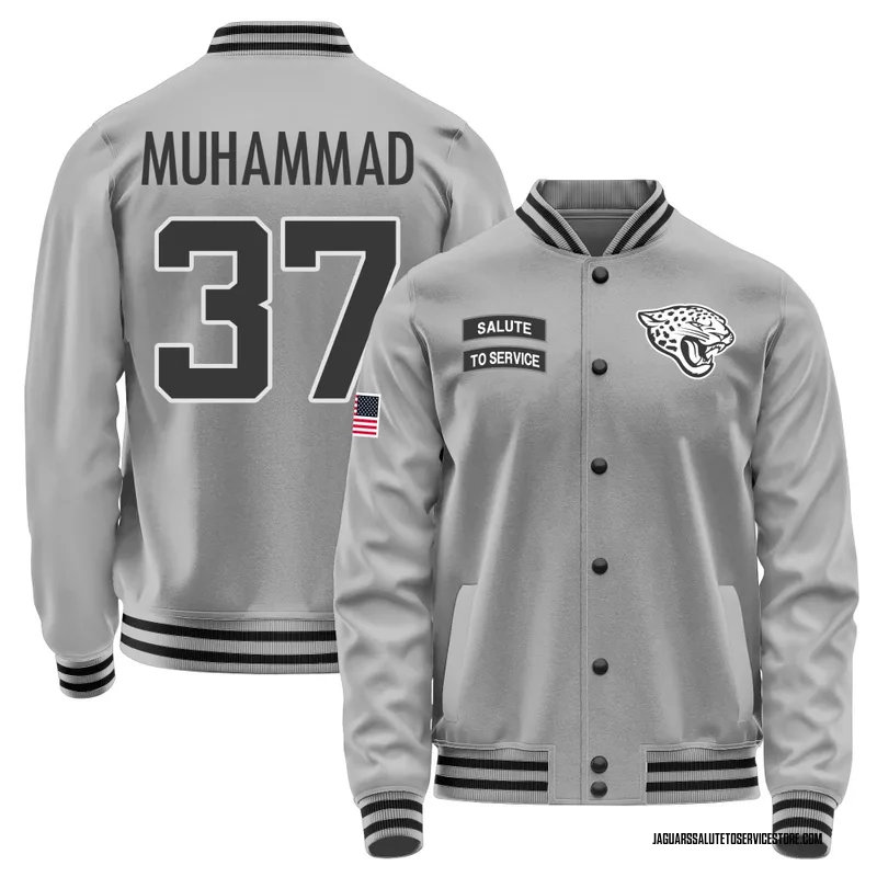 Youth Jabbar Muhammad Jacksonville Jaguars Gray Salute to Service Performance Jacket