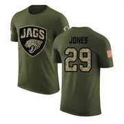 Youth Josh Jones Jacksonville Jaguars Legend Olive Salute to Service T-Shirt